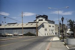 Former Speas Distillery building on McKinley Ave., Sebastopol, Calif., June 1979
