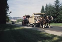 Caravan Stage Company leaves Sonoma State University, Oct. 1985