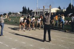 Analy-El Molino High School track meet at Analy High School, Sebastopol, California, May 1979