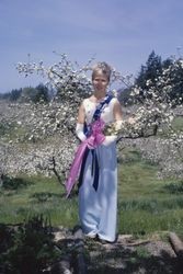 Kathi Skinner, Apple Blossom Queen, Apr. 9, 1966