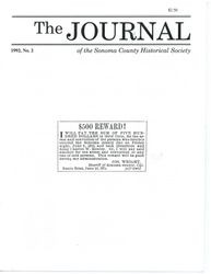 Journal (Sonoma County Historical Society (Calif.)), 1992, no. 2
