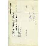 Union Paper Company Letterhead