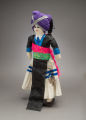 White HMong Doll Wearing Xieng Khouang Style Dress