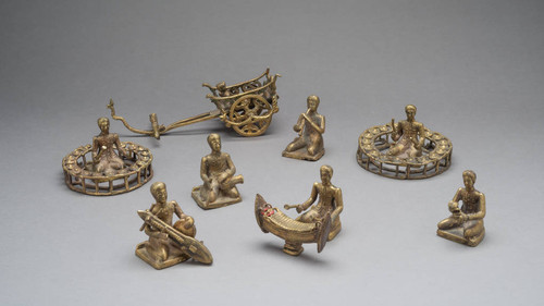 Collection of Figurines Playing Instruments, #2