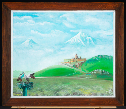 Oil Painting, Mount Ararat