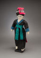 White HMong Doll Wearing Vientiane Style Dress