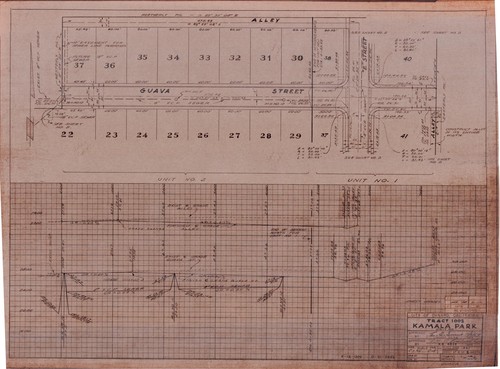 Map of Tract 1002 Kamala Park Unit No. 1, Oxnard (6 of 12)