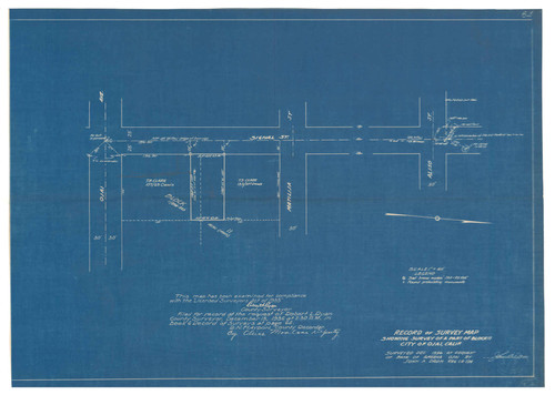 Survey of Part of Block 11, Ojai, Calif