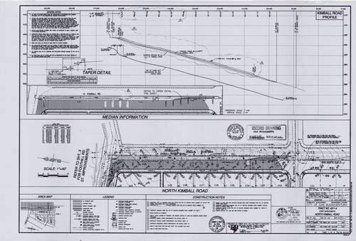 Street Improvement Plans for Tract No. 4311-4, North Kimball Road, City of Ventura (2 of 15)