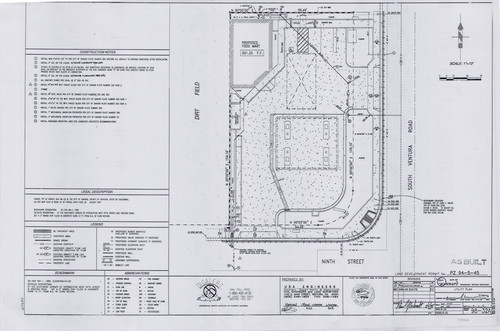 Gas Station at South Ventura Road, Oxnard, Utility Plan. (4 of 5)