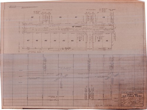 Map of Tract 1002 Kamala Park Unit No. 1, Oxnard (2 of 12)