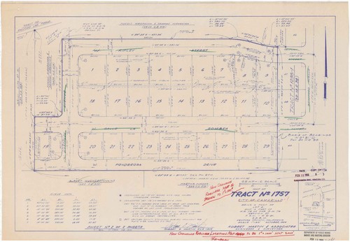 Map of Tract No. 1757, Camarillo, Calif. (2 of 2)