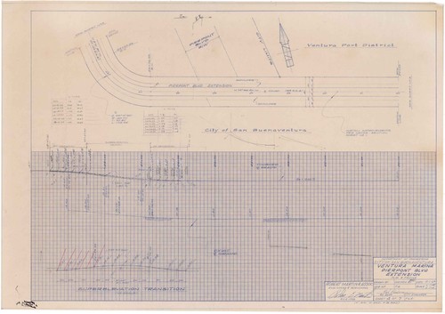 Plan and Profile of the Ventura Marina, Pierpont Expansion, City of Ventura (4 of 7)