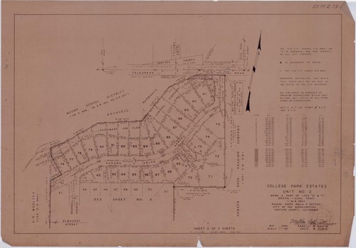 College Park Estates, Unit No. 2, Rancho Santa Paula y Saticoy (2 of 3)