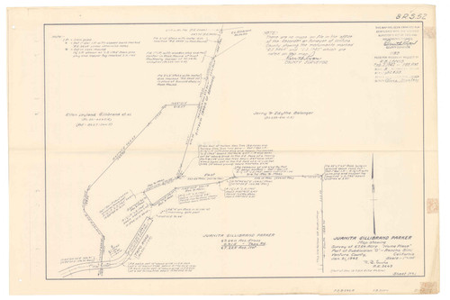 Survey of "Home Place" Part of Subdivision O, Rancho Simi (1 of 2)