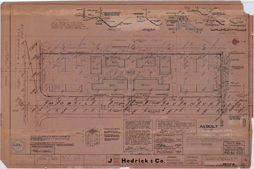 Composite Grading and Drainage Map of Mobil Avenue and Ponderosa Drive, Camarillo