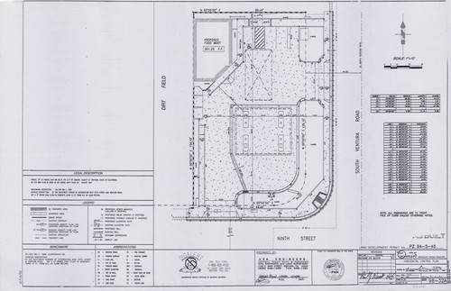 Gas Station at South Ventura Road, Oxnard, Horizontal Control Plan (5 of 5)