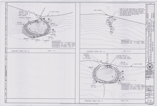 Map of Grading Details of San Nicolas Island Erosion Repair Project, San Nicolas Island (7 of 8)