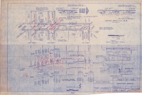 Plan and Profile for Westpark Avenue, Tract No. 1757, Camarillo (6 of 11)