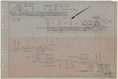 Plan and Profile of Janss Road, Westgate Estates (5 of 5)