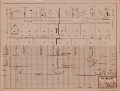 Map of Tract 1002 Kamala Park Unit No. 1, Oxnard (4 of 12)