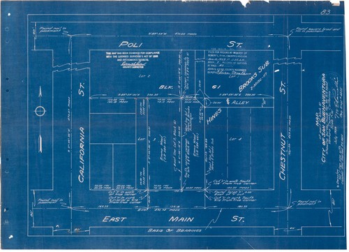 Survey of Block 61, City of Ventura