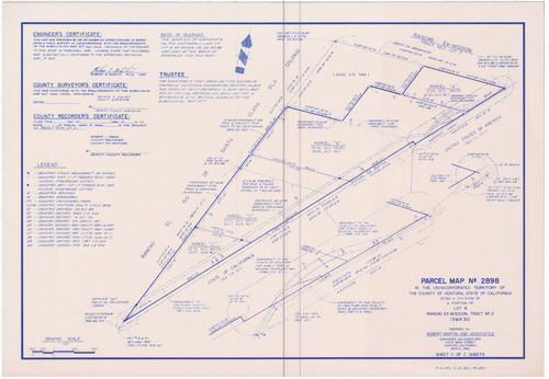 Parcel Map No. 2898, Lot 8, Rancho Ex-Mission Sanbuenaventura, Tract No. 2 (2 of 2)