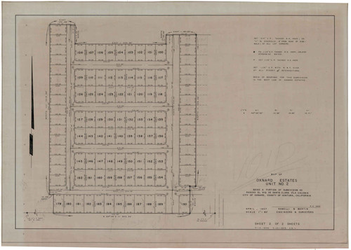 Map of Oxnard Estates Unit No. 2 (2 of 2) — Calisphere