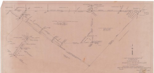 Survey of Subdivision 76, Rancho El Rio de Santa Clara o la Colonia