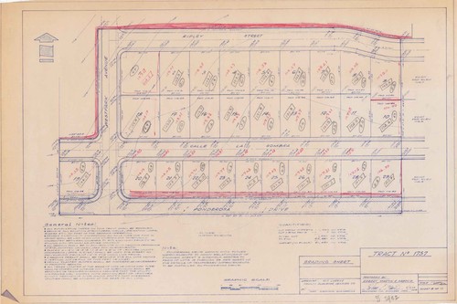 Grading Sheet, Tract No. 1757, Camarillo (8 of 11)