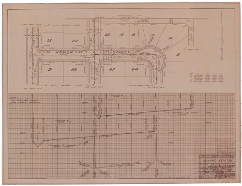 Plan and Profile of Oxnard Estates (7 of 8)