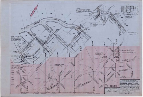 Plan and Profile of Hobson Heights No. 5, City of Ventura (2 of 2)