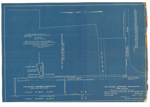 Survey of Southeast Quarter of Southwest Quarter of Section 19 T4N R18W