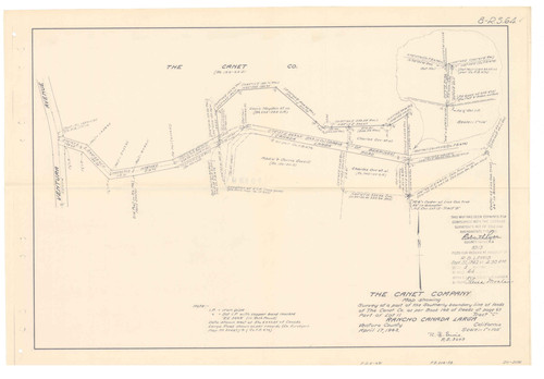 Canet Company Survey, Rancho Canada Larga