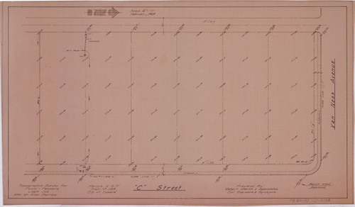 Topographic Survey of Van Ness Avenue and C Street, Oxnard