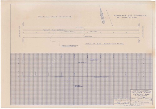 Plan and Profile of the Ventura Marina, Pierpont Expansion, City of Ventura (3 of 7)