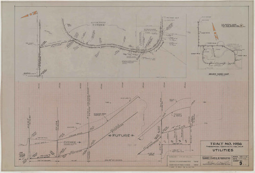 Plan and Profile of Utilities for Tract Number 1956, Ojai (9 of 13)