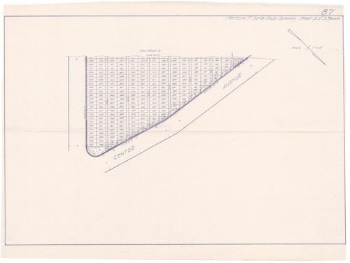 Survey of Section F, Santa Paula Cemetery (3 of 3)