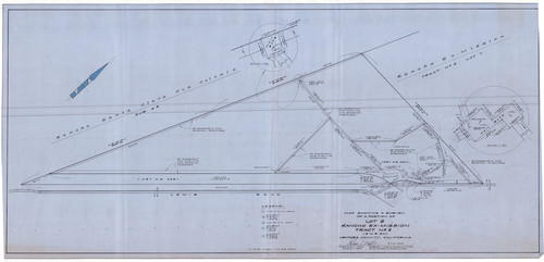 Survey map of a Portion of Lot 8, Rancho Ex-Mission San Buenaventura, Tract No. 2