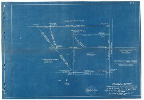 Survey of Part of Section 33 T5N R22W