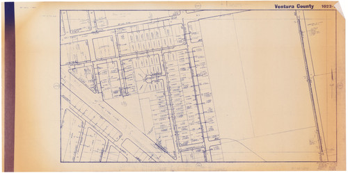 Map of Neighborhood Between Main Street and Telegraph and Mills Roads, Ventura