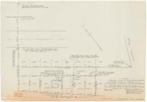 Survey of Lots 49-50 and 52-53, Mussel Shoals Tract No. 1