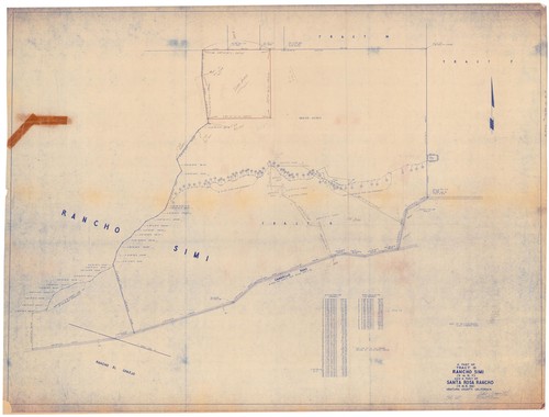 Survey of Part of Tract G, Rancho Simi and Part of Santa Rosa Rancho