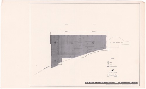 Beachfront Redevelopment Project Land Acquisition Map, San Buenaventura