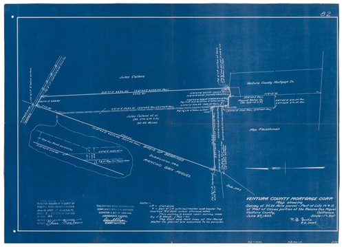 Survey of Lots 14 and 15, Rancho San Miguel