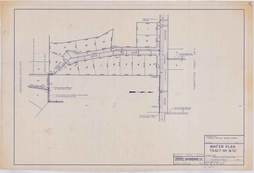 Water Plan, Tract No. 1670, Simi Valley (2 of 2)