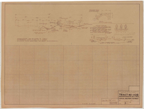 Typical Section J Street, Tract No. 1108, Oxnard Estates Unit No. 6 (2 of 2)
