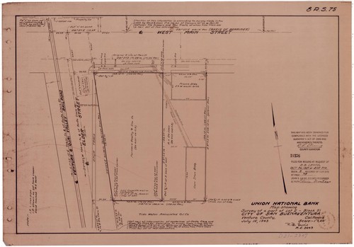 Survey of Part of Lot 2, Block 51, City of San Buenaventura