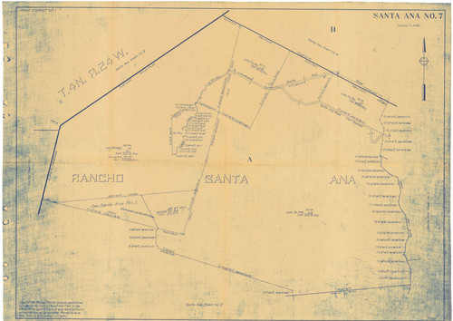 Rancho Santa Ana Map No. 7