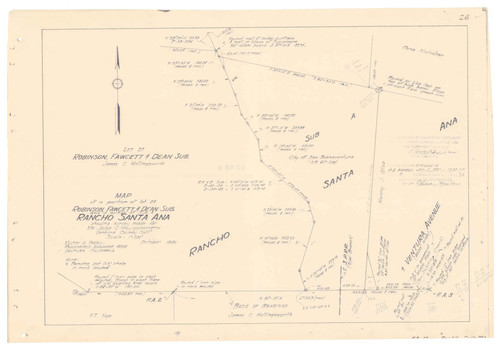 Robinson, Fawcett, and Dean Subdivision Lot 29, Rancho Santa Ana Survey ...